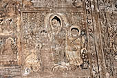 Bagan Myanmar. Mural paintings of the Thambula temple. 